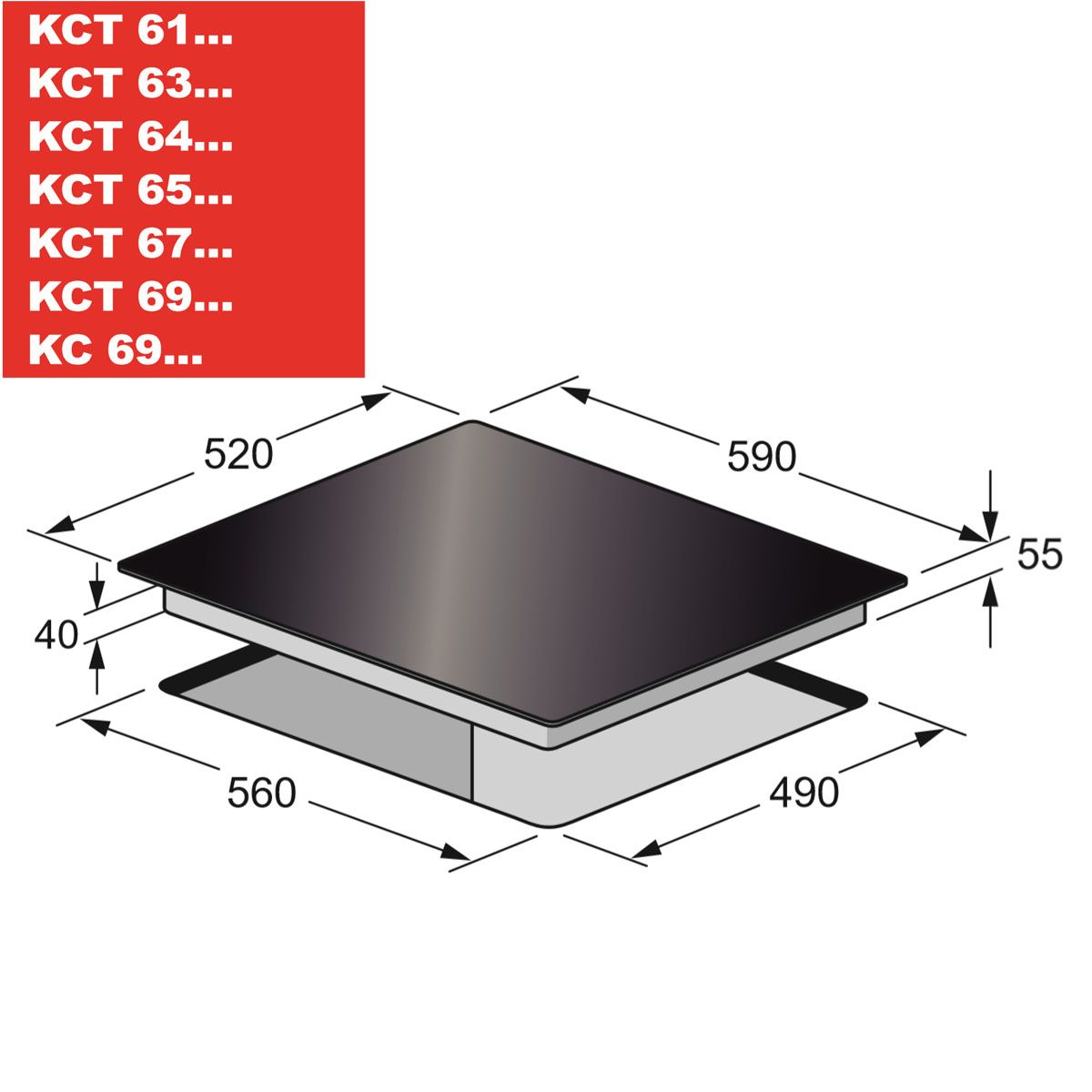Варильна поверхня електрична KAISER KCT 6722 FI
