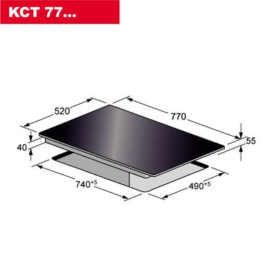 Варильна поверхня електрична KAISER KCT 7795 FI RotEm