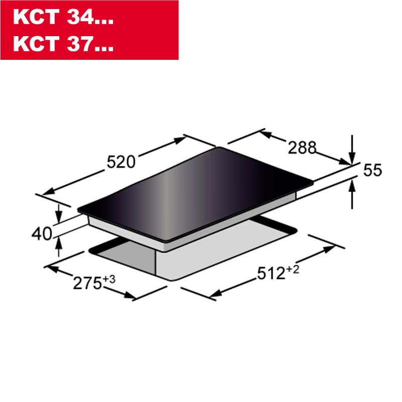 Варочная поверхность электрическая KAISER KCT 3726 FI W