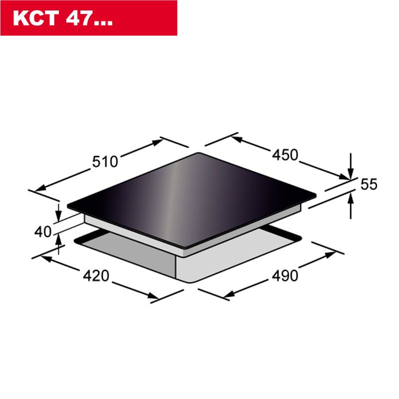Варильна поверхня електрична KAISER KCT 4746 FI