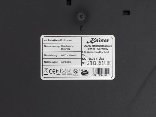Варильна поверхня електрична KAISER KCT 6506 FI ra